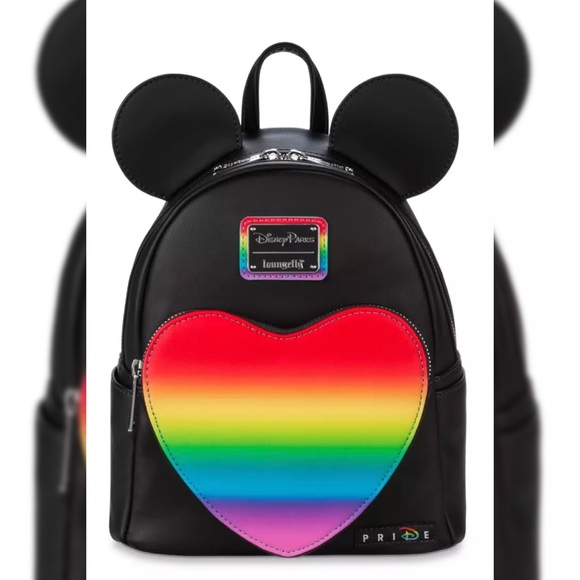 🏳️‍🌈Disney Pride Collection Mickey Mouse Loungefly Mini Backpack 🏳️‍⚧️ - Picture 3 of 5